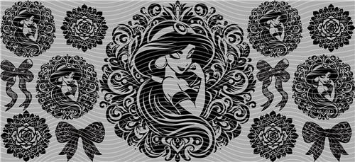 16oz black and white-B 20